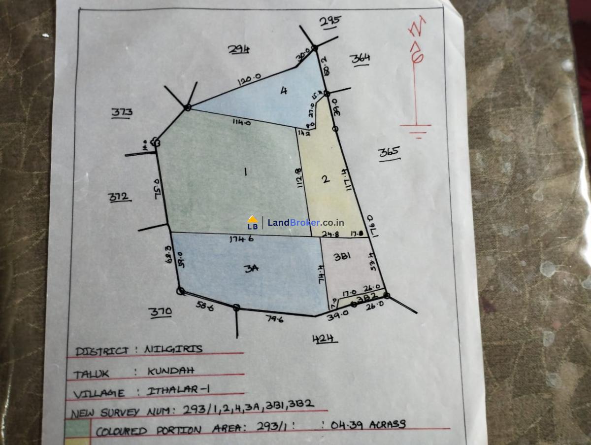 ஊட்டி (நீலகரி)-யில் 11 ஏக்கர் தோட்டம் டீ எஸ்டேட் உடன் சேர்ந்து விற்பனைக்கு - Image# 8